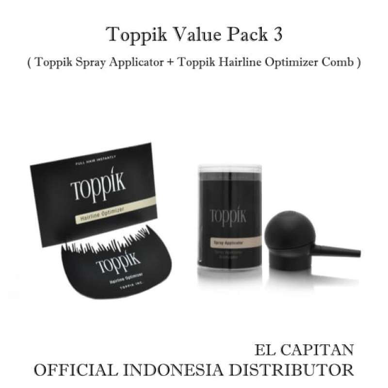 Promo Toppik Value Pack 3 Toppik Hairline Optimizer + Spray