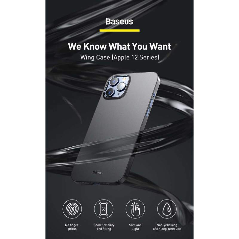 Jual Baseus Wing Ultra Slim Light PP Protective Skin Casing for iPhone