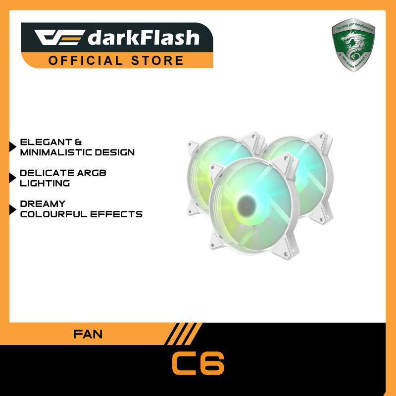Jual darkFlash C6 RGB Fan [3in1] di Seller darkFlash Official Store ...