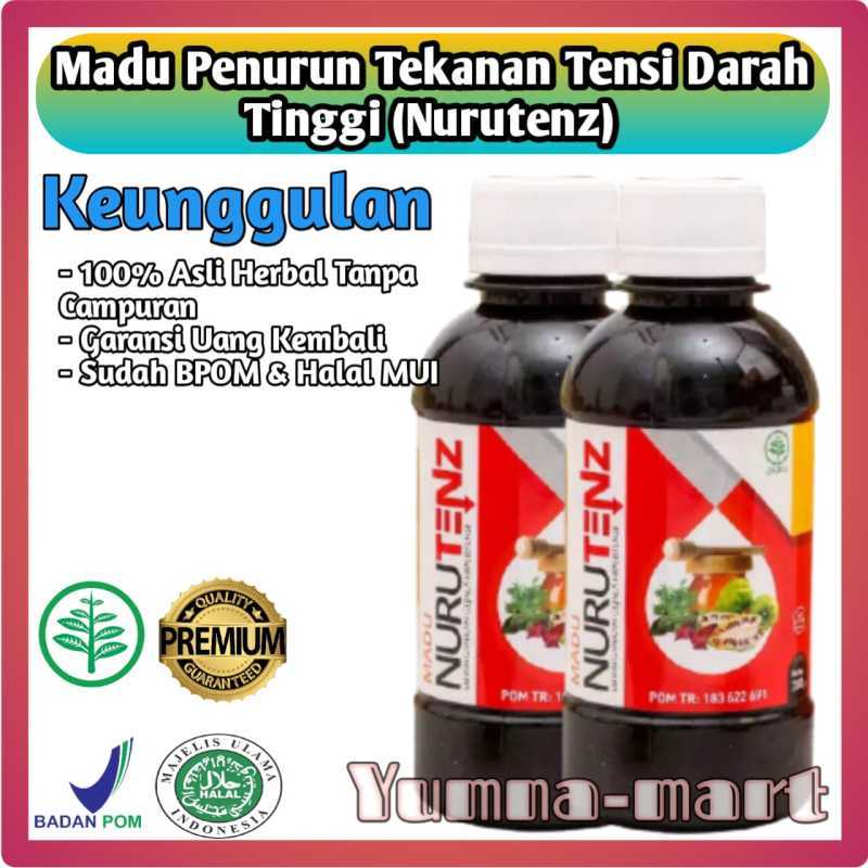 Agen Madu Nurutenz / Jual Madu Nurutenz Hipertensi Herbal Atasi Darah Tinggi Kolesterol Ampuh ...