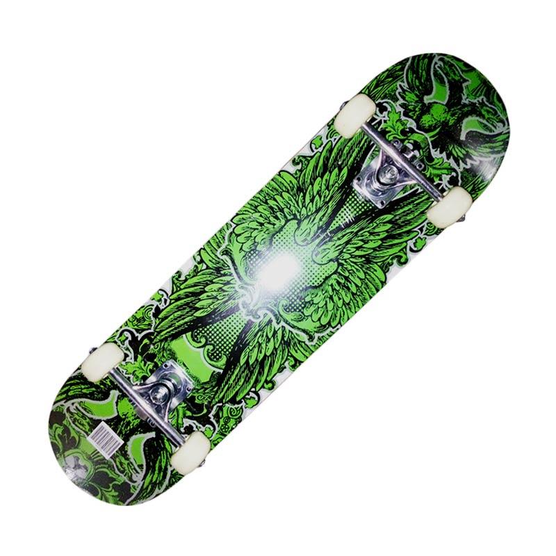 Jual Universal Graffiti Phoenix Skateboard - Hitam Hijau 