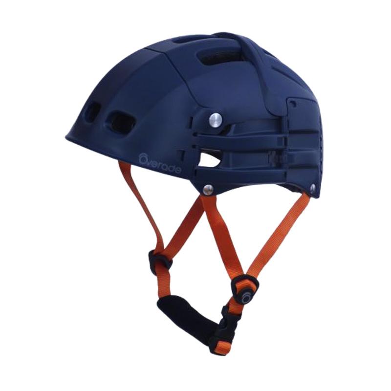 Jual Overade Plixi Foldable Helmet Helm Sepeda - Blue 