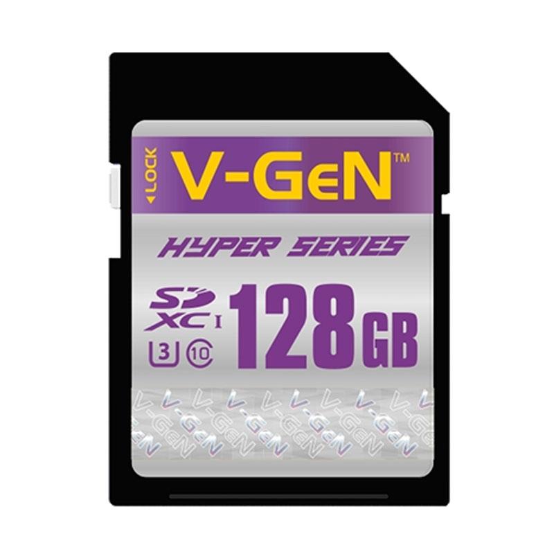 Jual VGen Hyper SDXC Memory Card for Camera [128GB/ 98 Mbps] di Seller