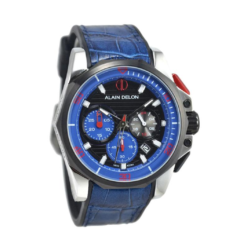 jual alain delon ad391 1382c jam tangan pria biru silver jual alain delon ad391 1382c jam tangan pria biru silver