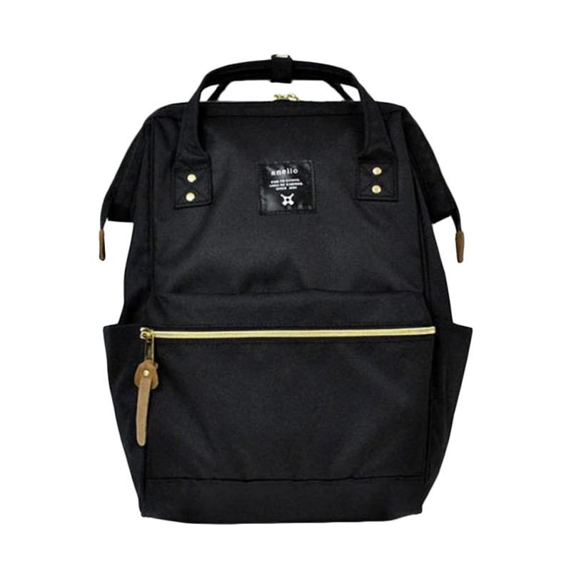 Jual Anello Oxford Backpack Tas Ransel - Hitam [Size L