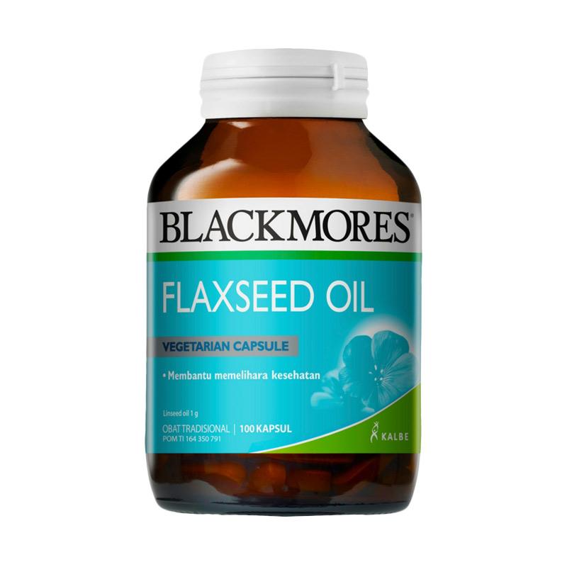 Jual Blackmores Flaxseed Oil Suplemen [100 Kapsul/BPOM Kalbe] di Seller