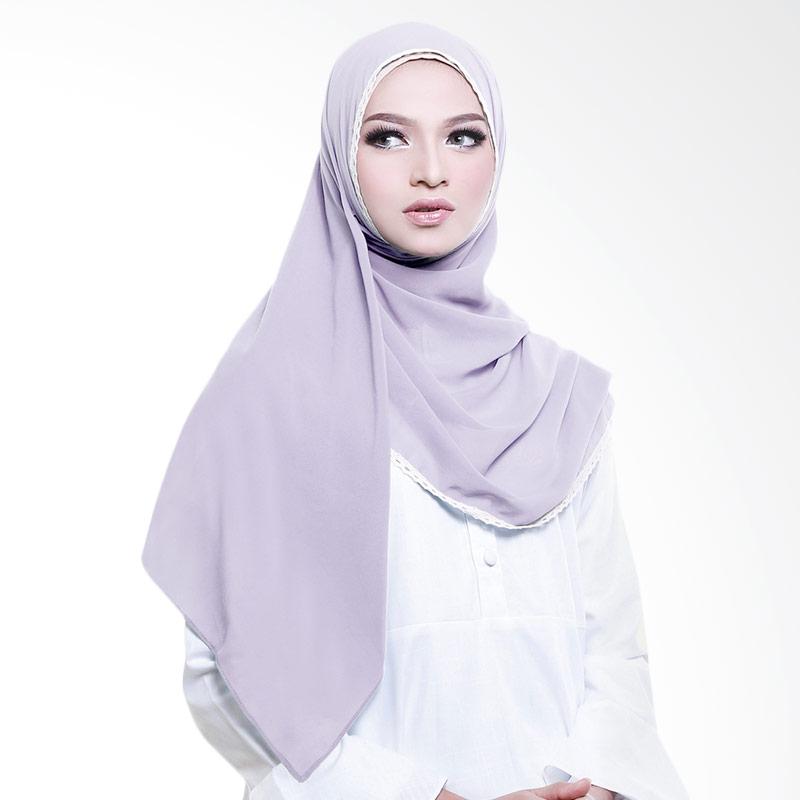 Jual Cotton Bee Cassandra Square Hijab - Lavender Online 