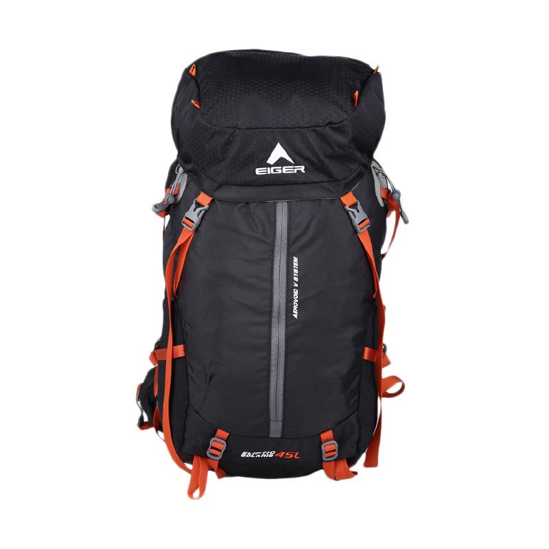 Jual Eiger Eliptic Solaris Tas Ransel - Black Orange [45 L