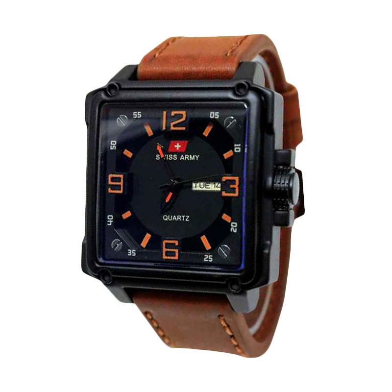 Jual Swiss Army SA 7011 AD Jam Tangan Pria - Coklat Murah