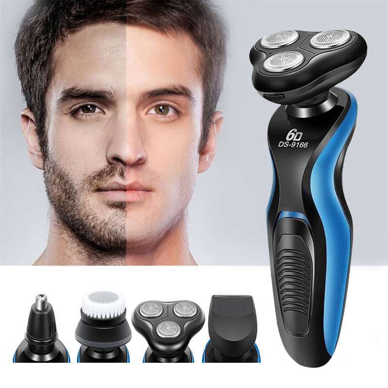 Jual OEM 4 In 1 Shaver 3D Triple Blade Floating Razor Shaving Machine ...