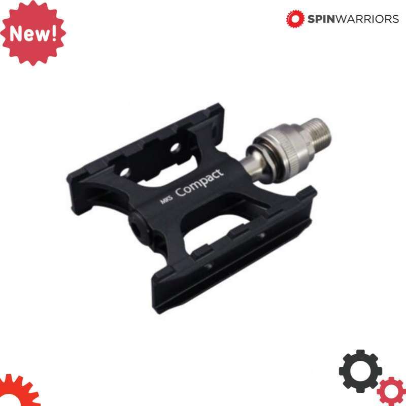 Mks) Bicycle Pedal Compact Ezy (compact Easy) Black 2 MKS Compact