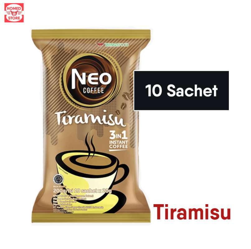 Jual Kopi Instant Neo Coffe Rasa Tiramisu Isi 10 Sachet di Seller Homed