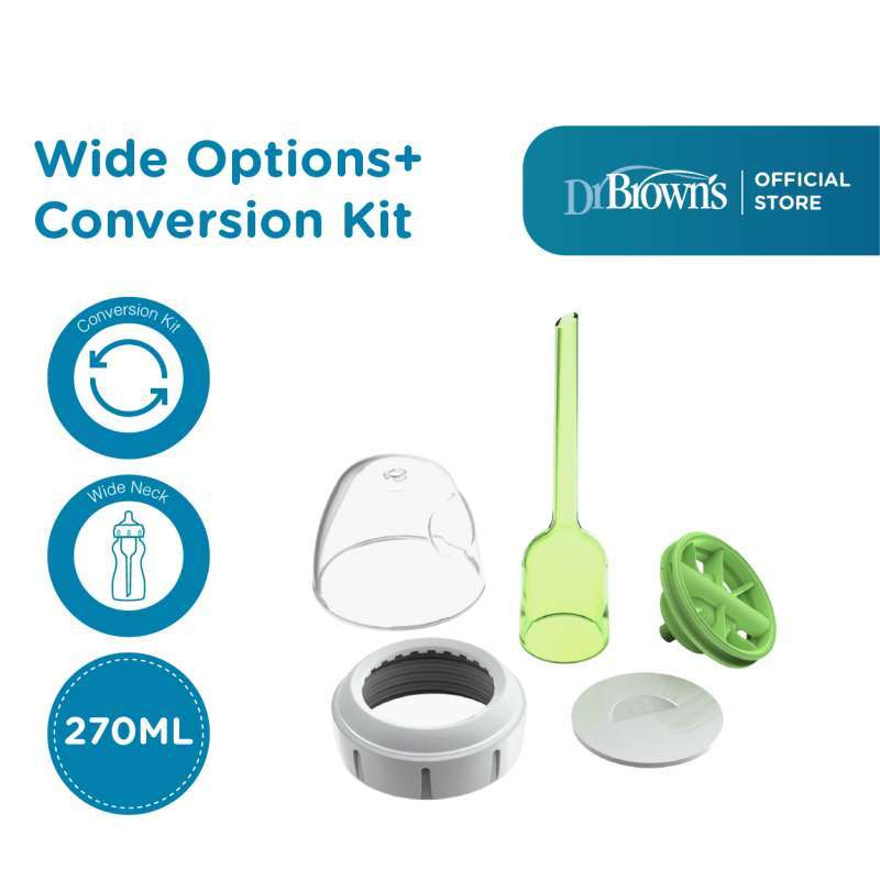 Jual Dr.Brown's WR206 Wide Neck Options+ Conversion Kit / Internal Vent