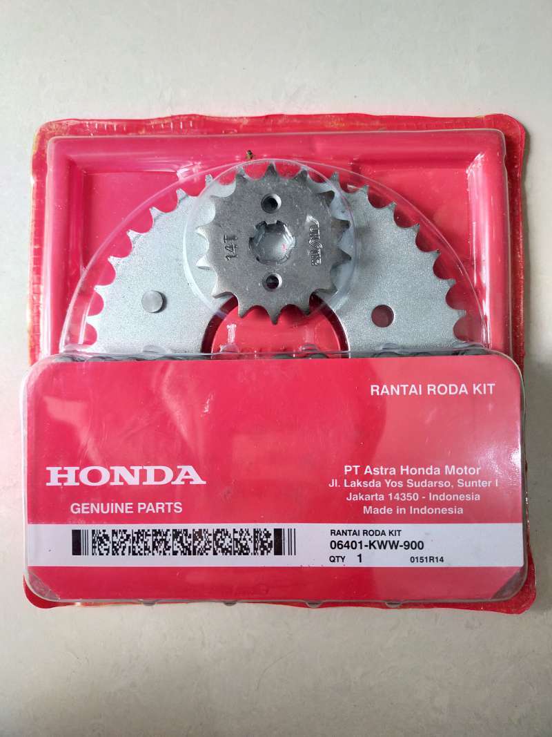 Jual Gear Set, Rantai Honda Revo Fi/revo Fit/blade New/( Kww). Di