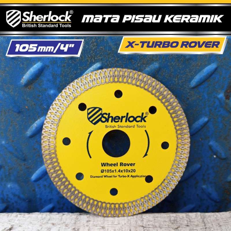 Jual Diamond Wheel 4 Sherlock Mata Pisau Potong Keramik X-turbo Rover ...