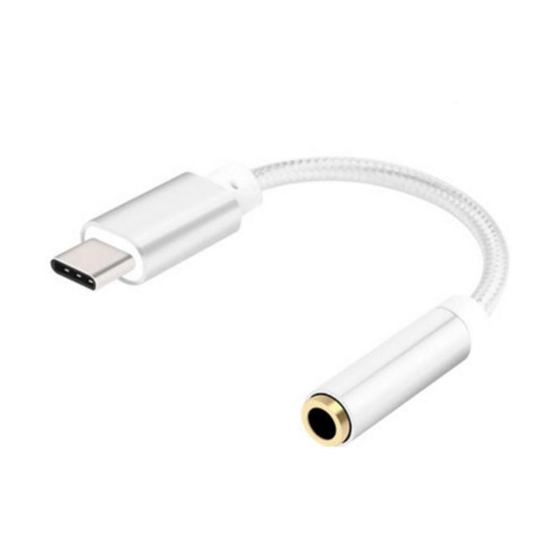 Promo 3T USB Type C to 3.5mm Jack Audio Converter Headset Adapter Cable