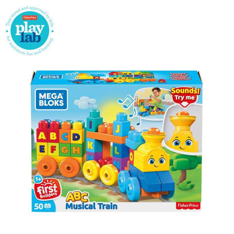 Mega Bloks 50pc ABC Musical Train
