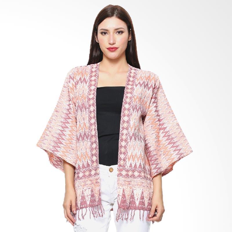 jual anakara fringe kimono monela outer wanita orange jual anakara fringe kimono monela outer wanita orange