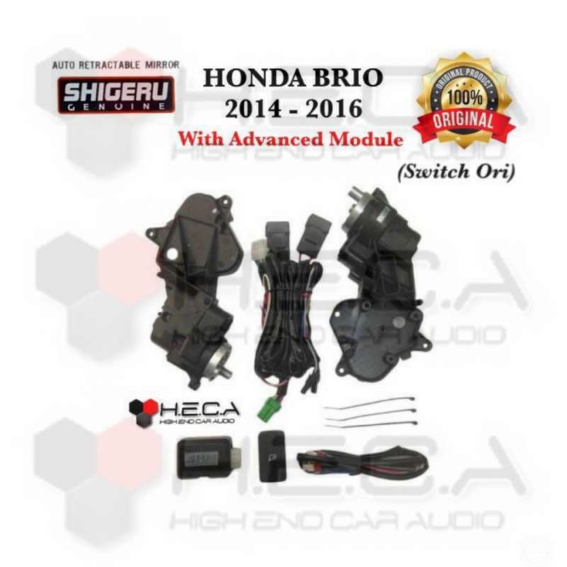 Jual Spion Lipat Elektrik Otomatis SHIGERU Retract Kit HONDA BRIO ...