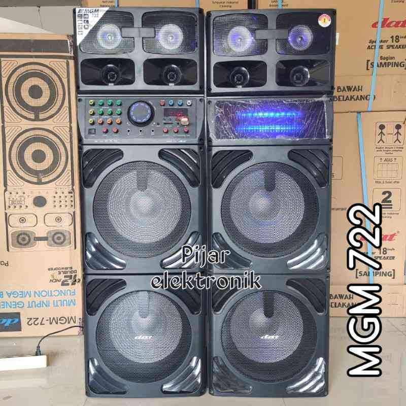 Jual Speaker Aktif Karaoke 12 Inch Dat Mgm 722 Subwoofer (belum Ongkir