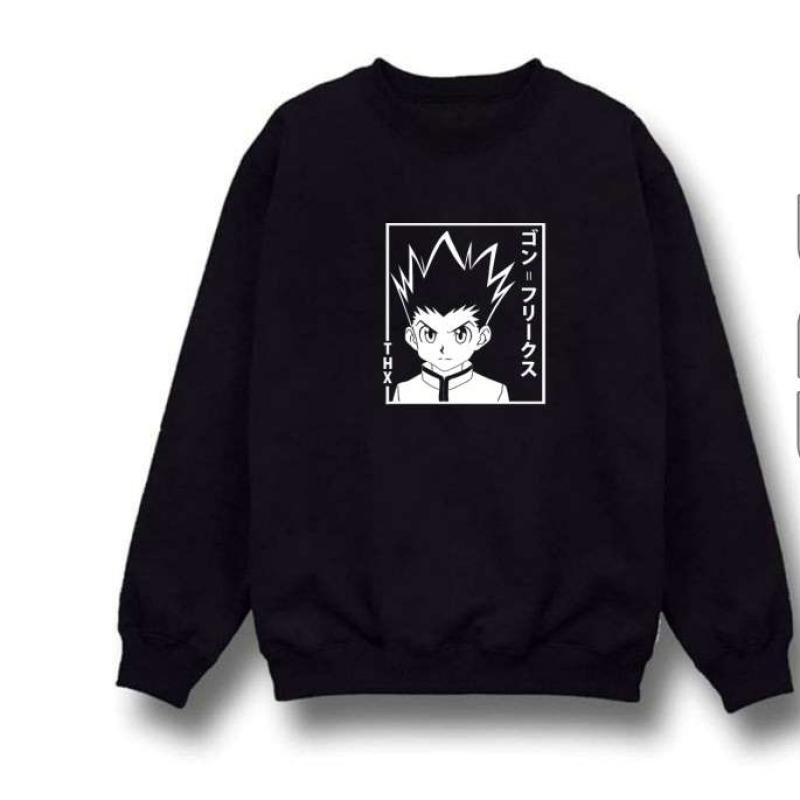 Promo SWEATER CREWNECK GON FREECSS FURIKUSU HUNTER X HUNTER HXH ANIME