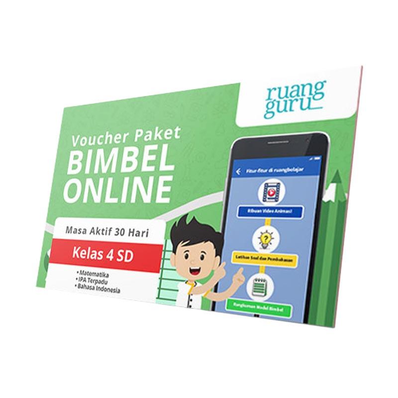 Ruangguru Paket Bimbel Online Kelas 4 Sd E Voucher 30 Hari