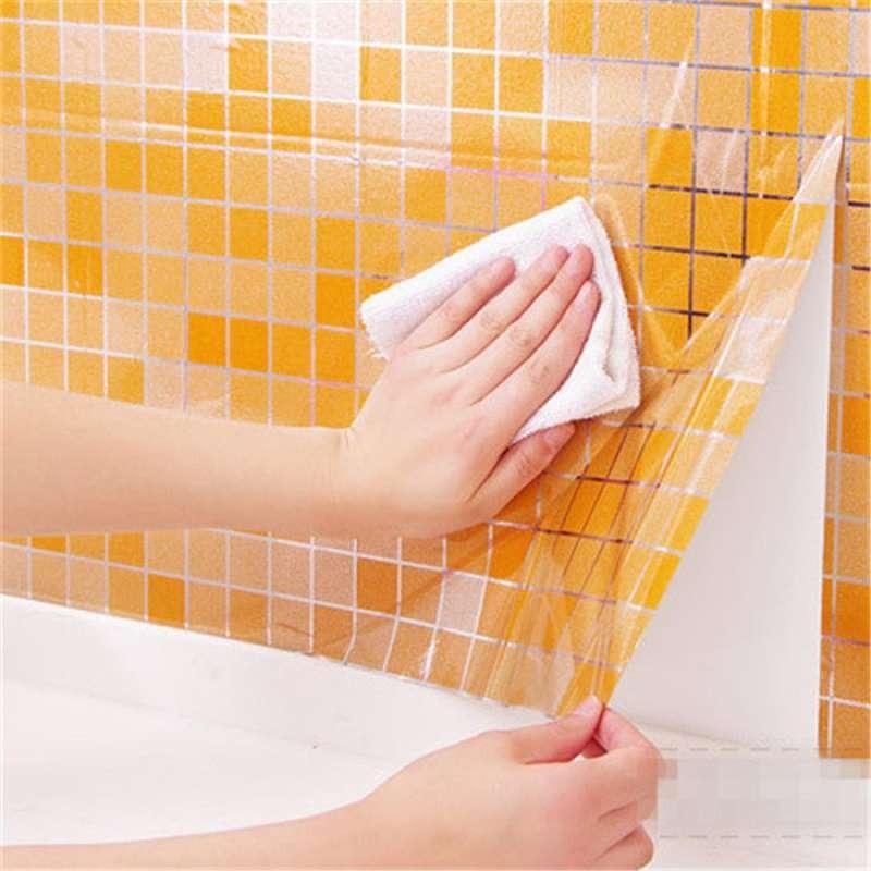 Jual wallpaper stiker sticker untuk dinding dapur anti panas air minyak di Seller Kumikaze