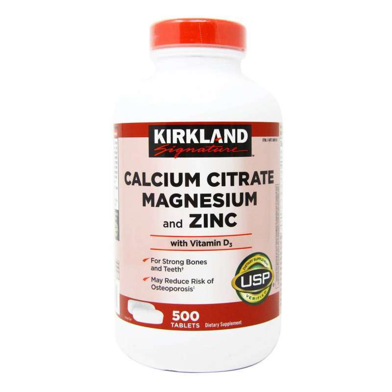 Promo Kirkland Signature Calcium Citrate Magnesium Zinc Multivitamin