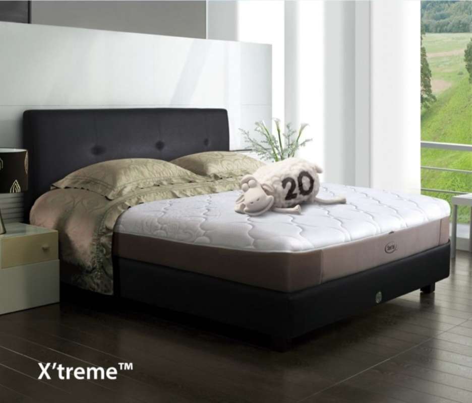 Jual FULL SET X'TREME SERTA WITH BEDSET DENVER PERFECT SPINE