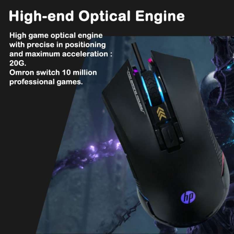 Jual Mouse Gaming Hp G360 6200dpi Rgb Driver Macro Software Di Seller