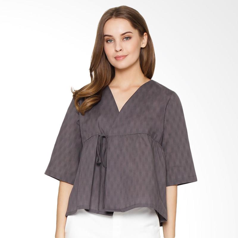 jual agatha 4605 b diane top blouse grey harga jual agatha 4605 b diane top blouse grey harga