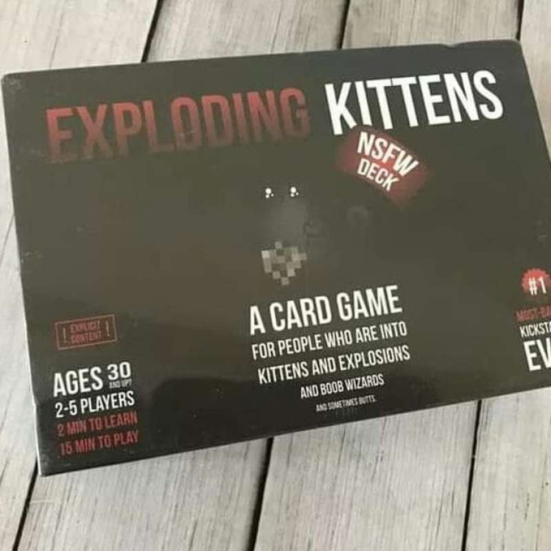 Jual Exploding Kittens Nsfw Card Game Board Di Seller Lalulaku