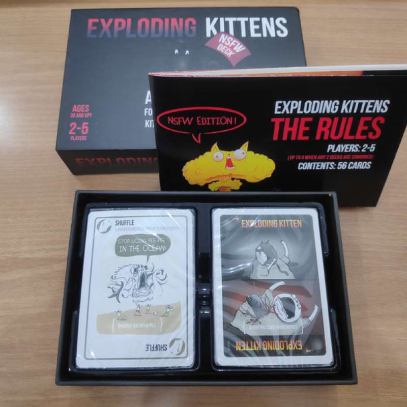 Jual Exploding Kittens Nsfw Card Game Board Di Seller Lalulaku