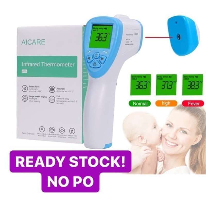 Jual Jual Thermometer Infrared AICARE READY Termometer Tembak Diskon di