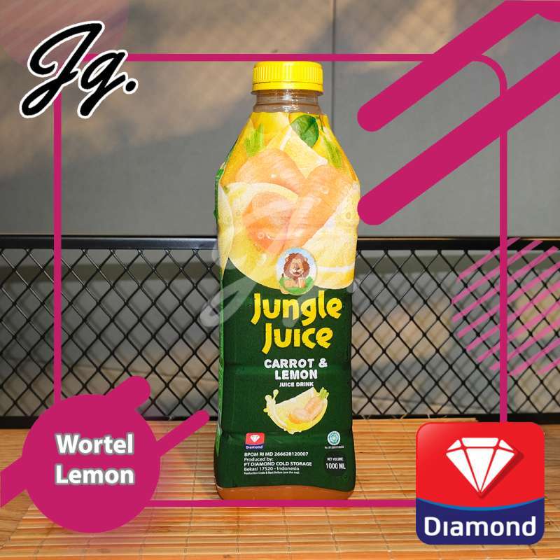 Jual JUNGLE JUICE 1 LITER WORTEL LEMON JUS BUAH 1L di Seller Jakarta