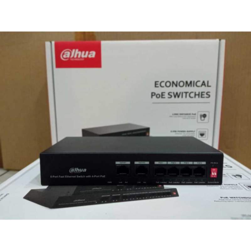 Jual Switch Poe Dahua Dh-pfs3006-4et-36 4 Port +2-port Uplink Di Seller ...