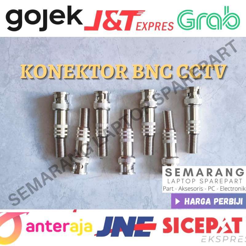 Jual KONEKTOR BNC CCTV Male Jack Drat Model Baut Coxial RG59 RG6