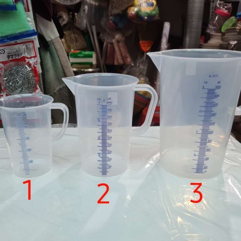 Promo Literan gelas takar air 1000 ml Diskon 16% di Seller Berkah Kaya ...