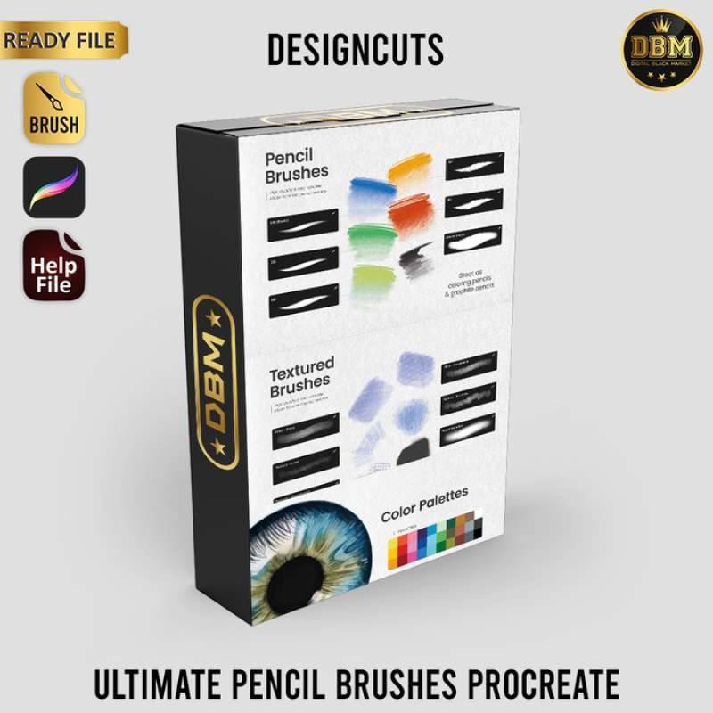 Jual Ultimate Pencil Brushes Procreate di Seller DIGITAL BLACK MARKET