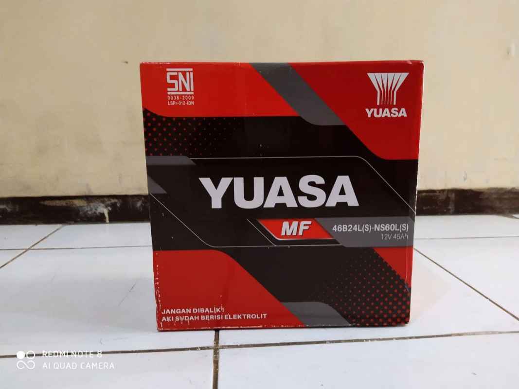Jual AKI MOBIL TOYOTA YARIS YAUSA KERING NS60LS 12V 45AH di Seller Toko