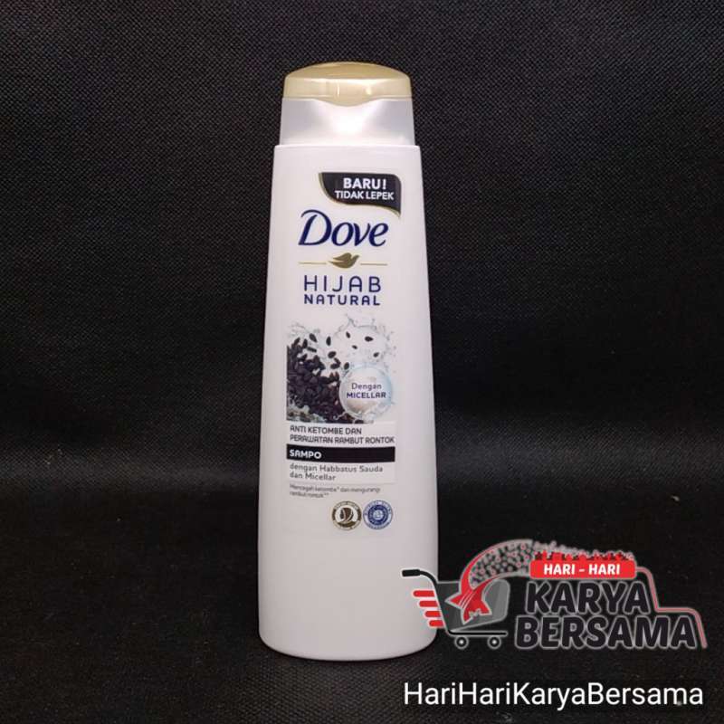 Jual Dove Shampoo Hijab Natural Anti Ketombe & Perawatan Rambut Rontok