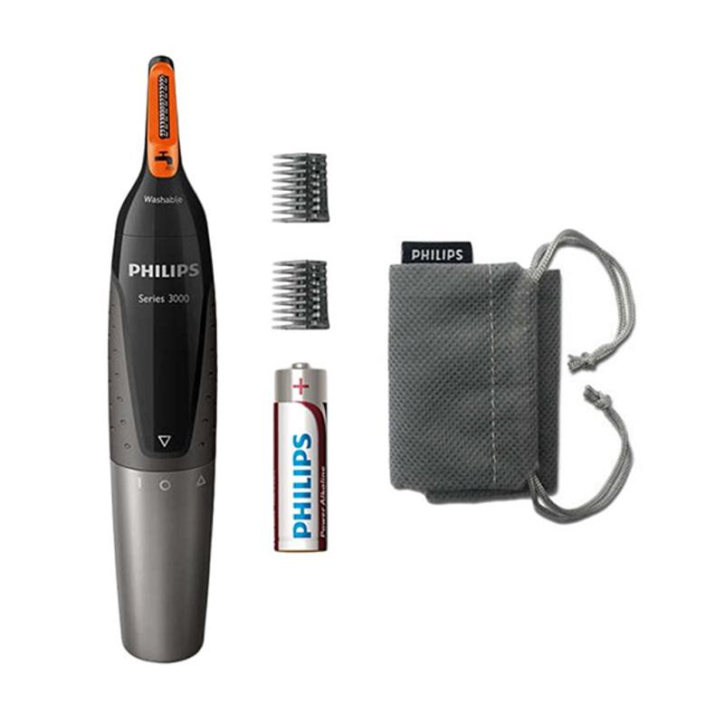 Jual PHILIPS NT316010 Nosetrimmer Series 3000 Comfortable Nose Ear Eyebrow Trimmer di Seller