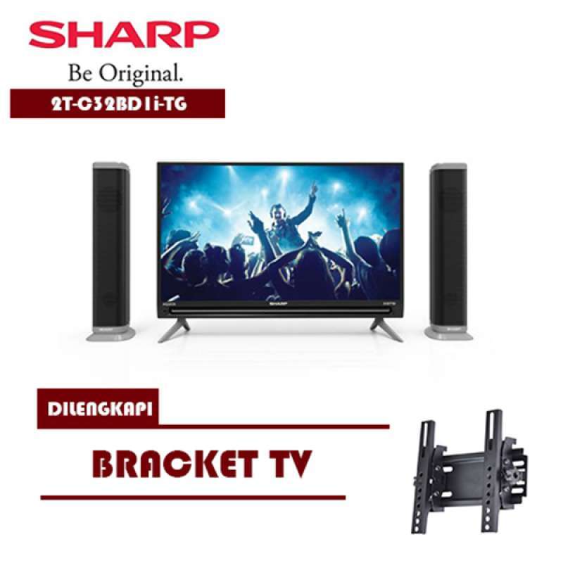 Promo Sharp 2tc32bd1itg Led Tv 32 Inch Dilengkapi Tower Speakers
