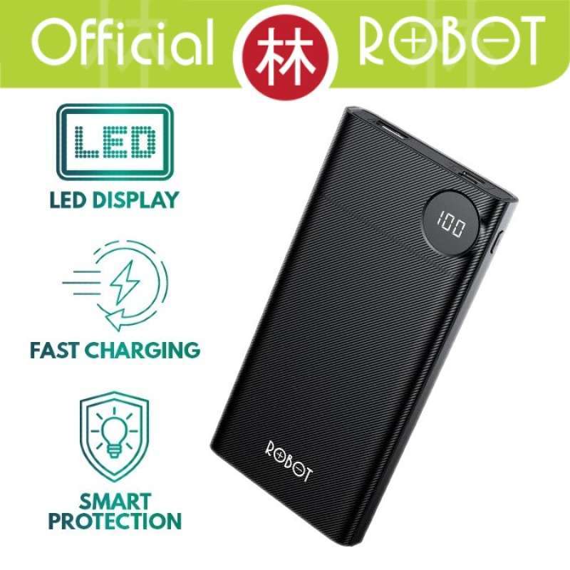 Promo Robot RT190 Powerbank 10000mAh Dual Input Type C & Micro 9 Smart ...
