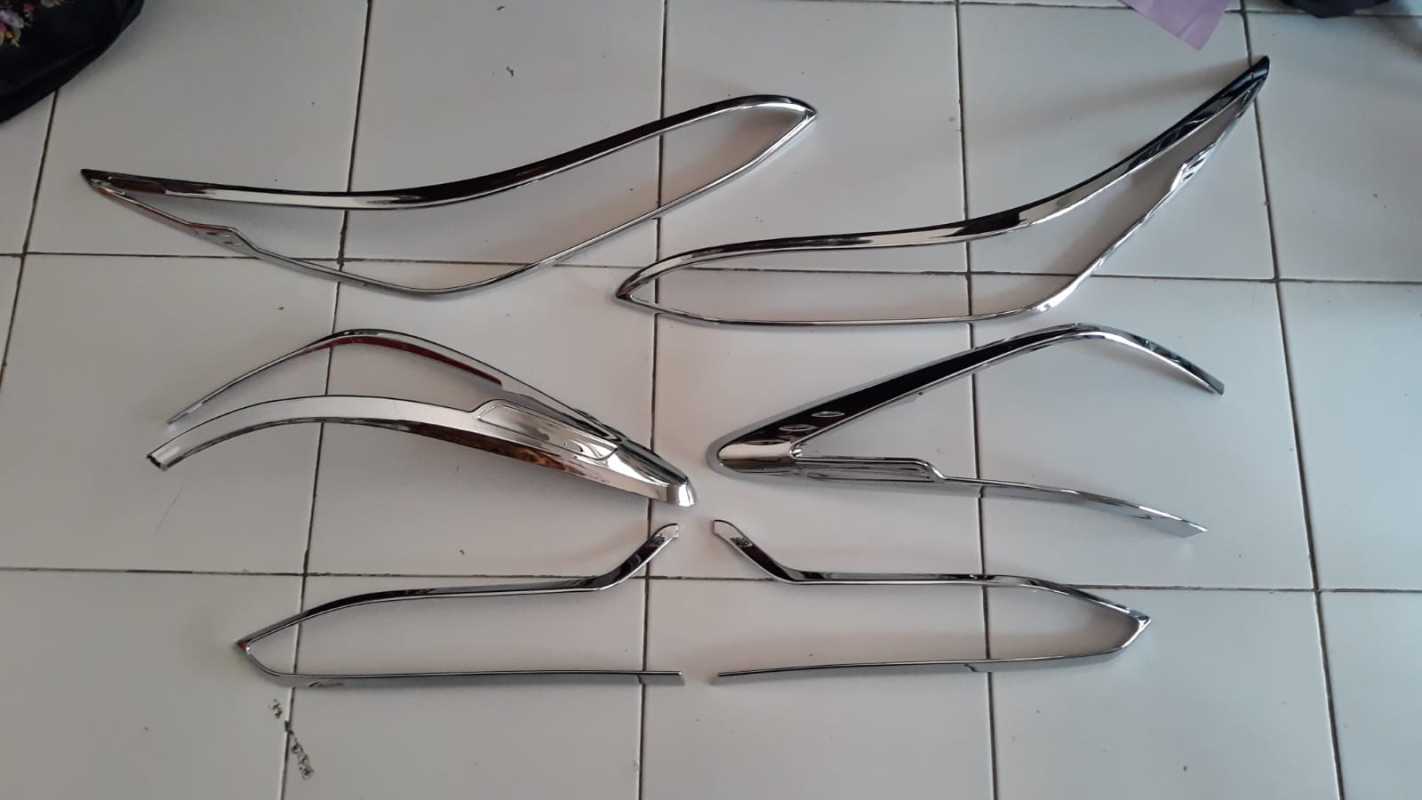 Jual Paket Garnish Depan Belakang All New Fortuner 2020 Chrome Di 