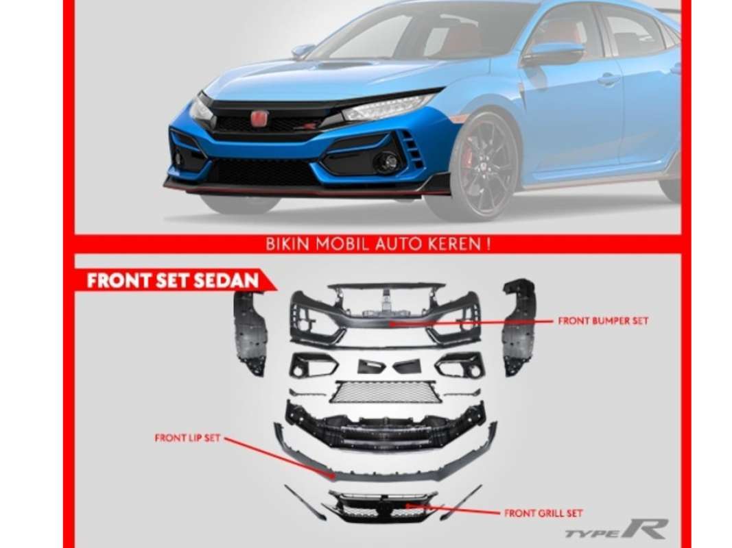 Jual Drivers Corner Honda Civic Type R Body Kit di Seller Drivers