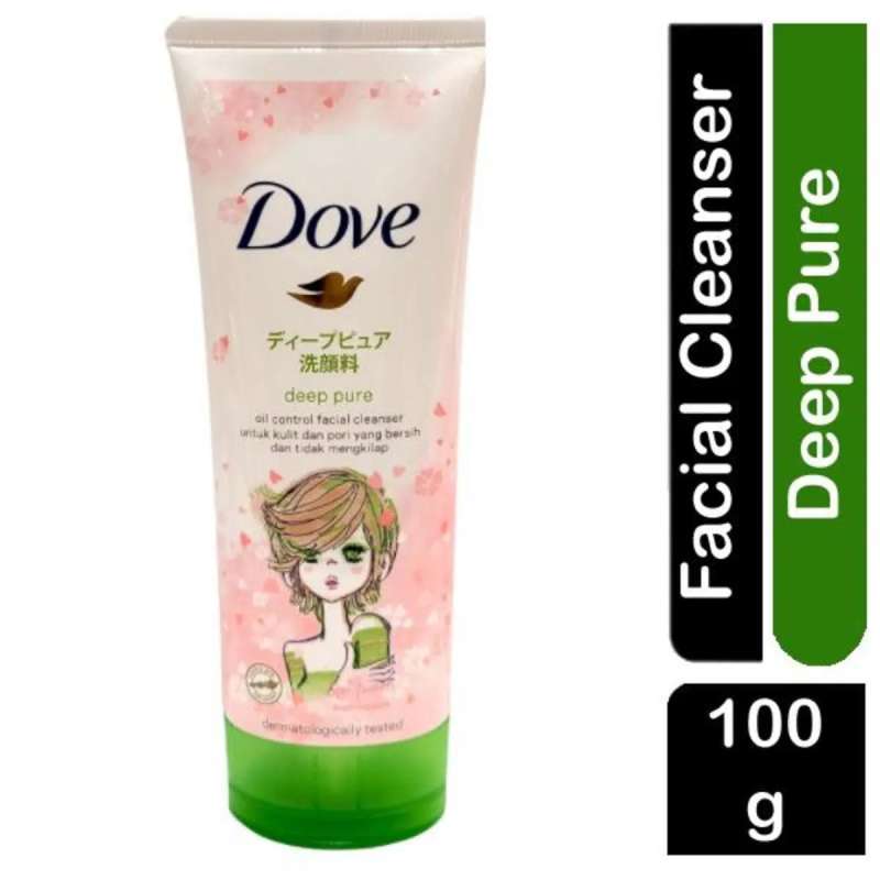 Jual Dove Deep Pure Oil Control Facial Cleanser 100g di Seller