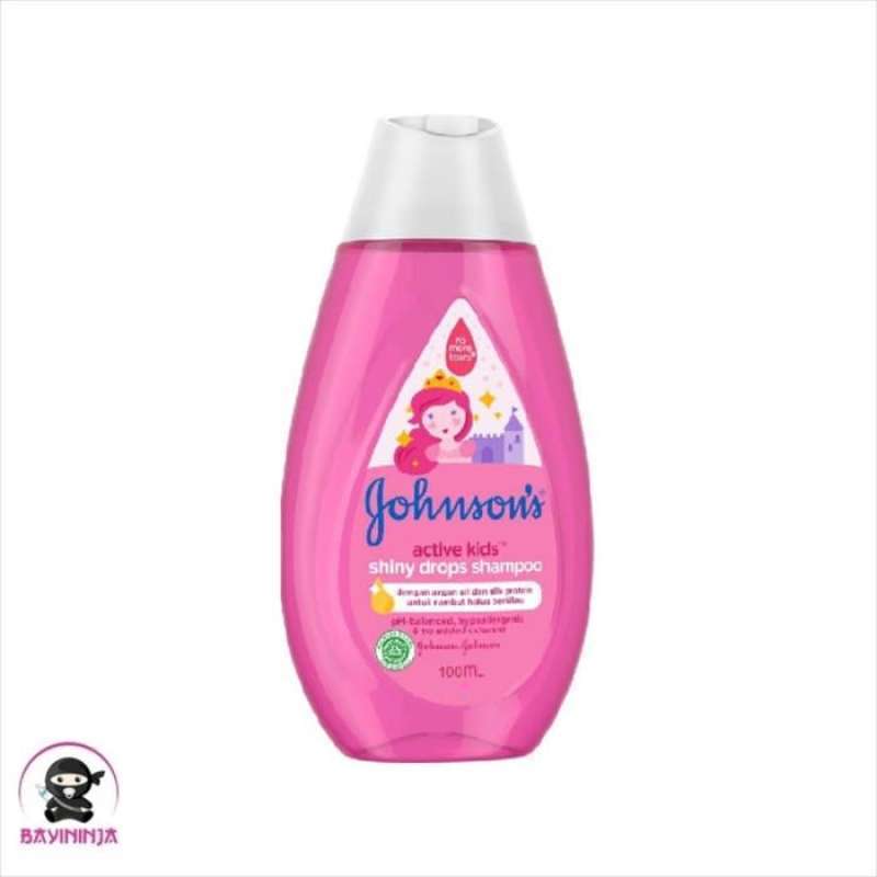 Promo JOHNSONS Active Kids Shampoo Shiny Drops 100 ml Limited / pelebat