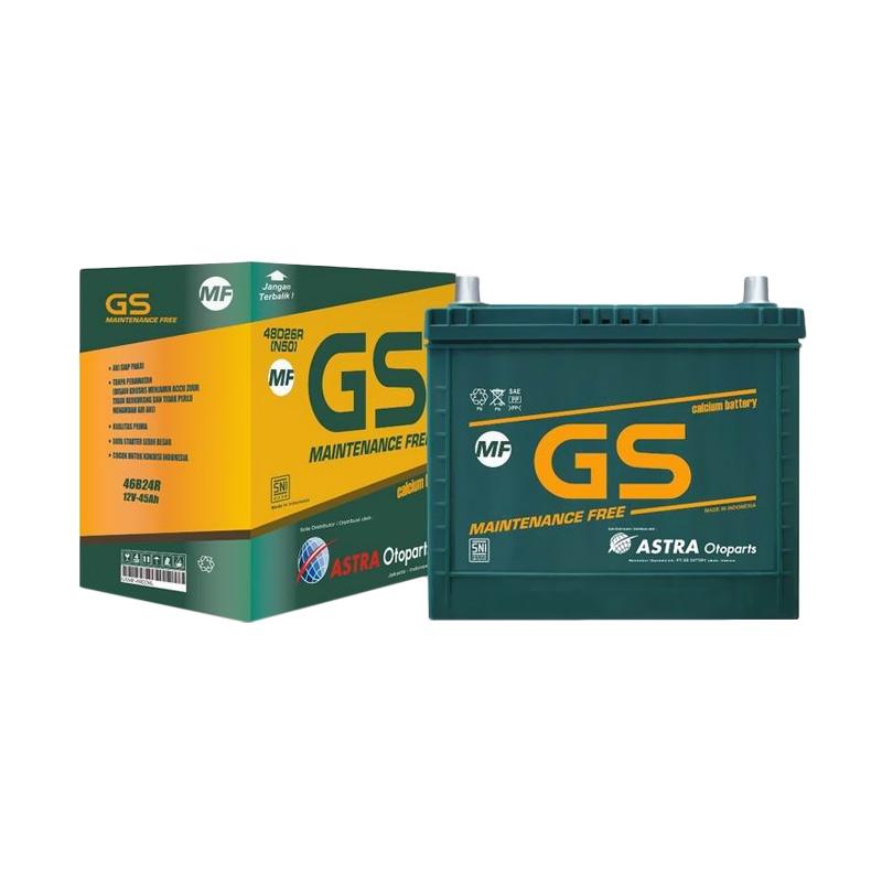 Promo Aki Mobil Kering Gs Maintenance Free Ns60l Diskon 1% Di Seller