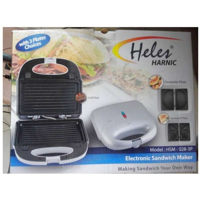 Jual Sandwich Maker Heles Hs 028 P / Panggang Roti Kode 001 di Seller